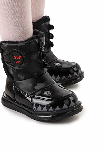 SUNSTEP Fermuarlı Termo Taban Unisex Çocuk Kar Botu Twg 9085