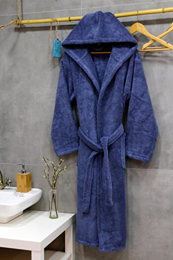 Çeştepe Aday Hooded Bathrobe 100% Cotton