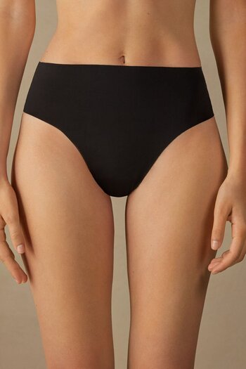 Adeniz Women's High Waist 9-Pack Seamless Laser Cut Non-marking Bikini Slip Panties