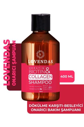Lovendas 400ml Nourishing and Repairing Anti-Spill Care Shampoo