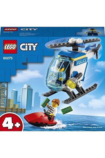 LEGO City Polis Helikopteri Yapım Seti; Harika bir Polis Helikopteri Oyuncağı 60275 (51 Parça)