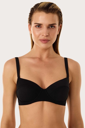 AYYILDIZ 63565 Black Bikini Top