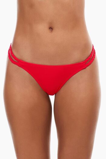 AYYILDIZ 63050 Piros szál bikini alsó