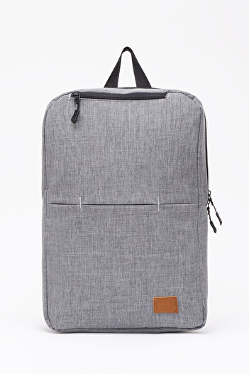 SHAKA Gray Backpack - 13-14-15 Inch Laptop Compatible L:42 E:27 W:8 cm