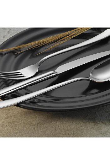 Lugga Nida Dessert Cutlery Set 18/10 Stainless Steel 6 Person 18 Pieces