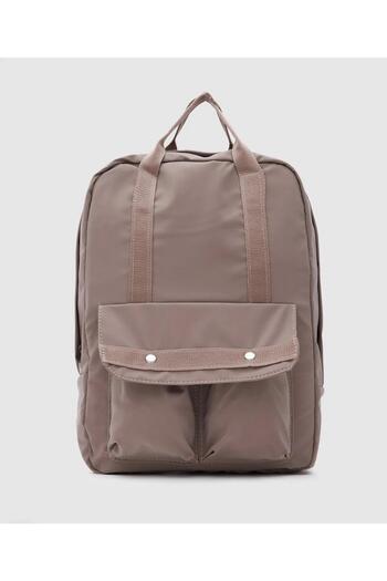 citycenterfashion Unisex μπροστινή τσέπη σακίδιο πλάτης Αδιάβροχο υφασμάτινο σακίδιο πλάτης cty-lbn-9239