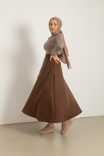 CNG MODA White Scuba Puff Skirt