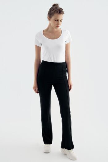 Artış Women's High Waist Stretchy Steel Knitted Trousers CLK04