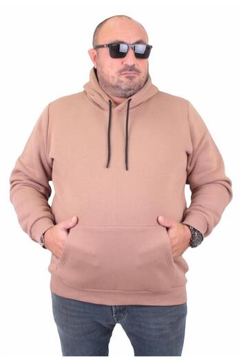 Starbattal Ανδρικό Basic Sweat Hooded 11700 ΜΕΓΑΛΟ ΜΕΓΕΘΟΣ ΚΑΦΕ