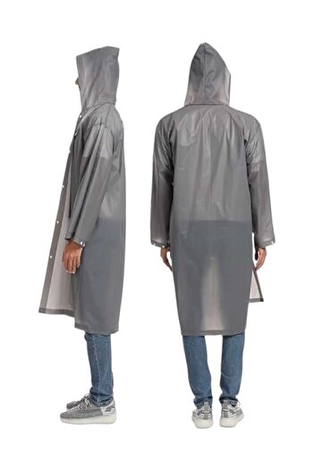 Mood Agenda Men's Windproof Hooded Raincoat Eva Raincoat
