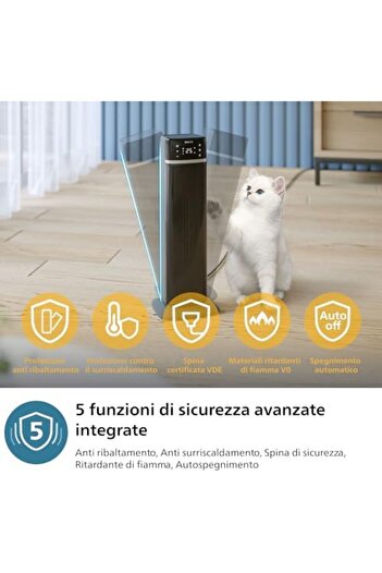 Philips 5000 Serisi seramik fanlı ısıtıcı, 2 saniyede anında ısıtma