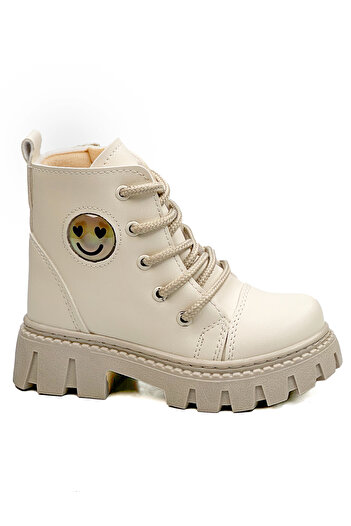 en7 Beige Children's Boots 486