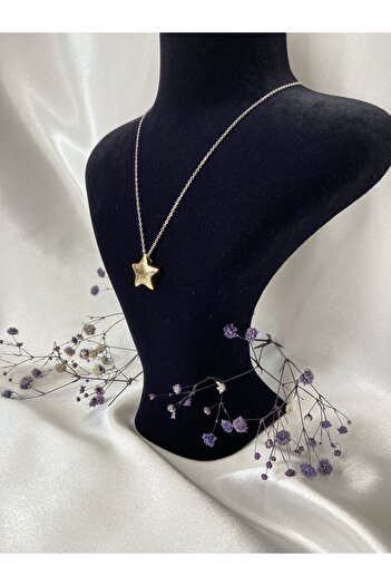 Starlight Özel Seri Gold Balon Yıldız Kolye