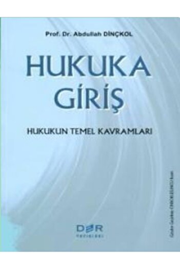 Der Yayınları Hukuka Giriş (Abdullah Dinçkol) 2023 Eylül