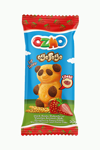 Şölen ŞÖLEN OZMO OGOPOGO ÇİLEKLİ KEK 30GR x 24 ADET