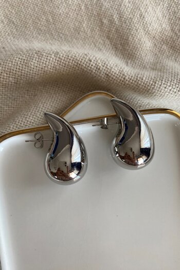 My Joyas Design Curved Water Drop Earrings