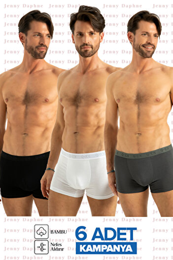 Jenny Daphne 6 Non-Sweat Men's Bamboo Boxers Campaign QEN 500