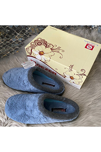 GEZER Kadın Peluş Kışlık Ev Terliği