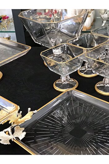 Santara GOLD STAR DOUBLE BUTTERFLY 10 PIECES PRESENTATION GORGEOUS PRESENTATION SET