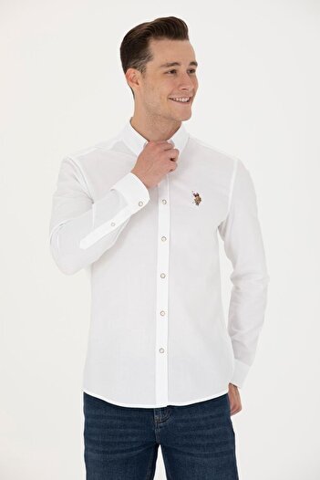 U.S. Polo Assn. Чоловіче американське поло Assn з довгим рукавом Basic Сорочка AsilCe BoutiqueHome