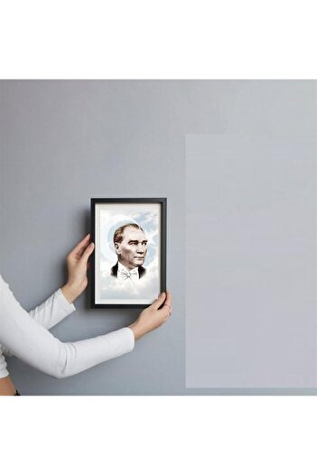 gifttime Ataturk Designed Adhesive Plug-in Frame 20x30cm