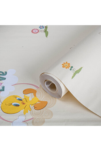 Adawall 8931 Looney Tunes Tweety Sevgi Temalı Desenli Duvar Kağıdı 10,6m2