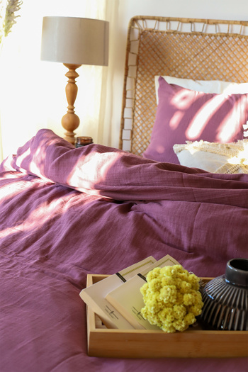 vivamaison Double 2 Layer Muslin Duvet Cover Set, 100% Cotton Soft Fabric 200x220 cm Murdu?m