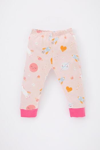 DeFacto Baby Girl Patterned Long Sleeve Pajamas Set B2160a523wn