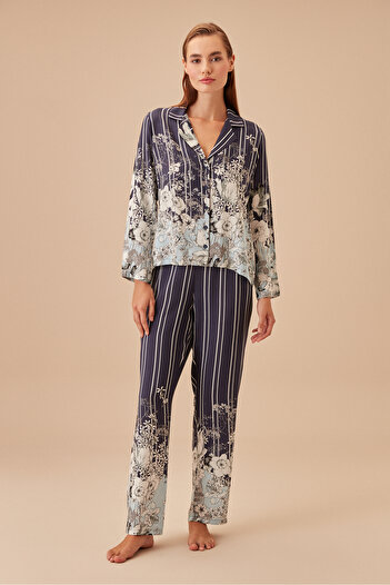 SUWEN Anemone Masculine Pajama Set
