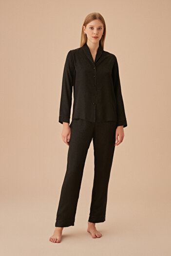 SUWEN Diamond Masculine Pajama Set