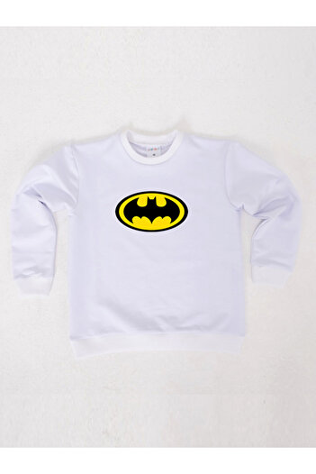 Batman printed cotton fabric children's sweatshirt