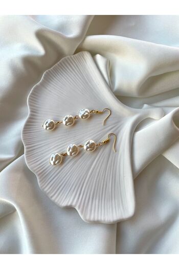 TREND Miyamila Pearl Collection Big Freshwater Pearl Dangle Earrings