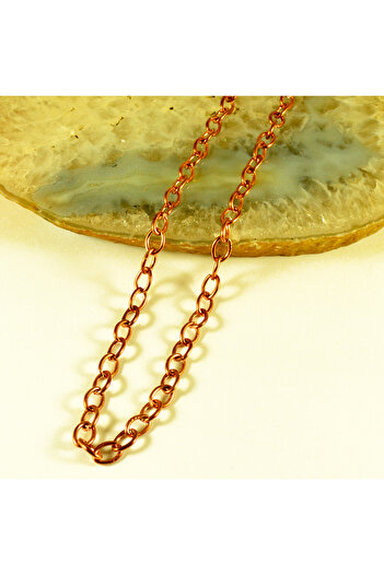 mba handmade jewelry Pure Copper Chain - Handmade Chain - 50, 60, 70, 80 cm