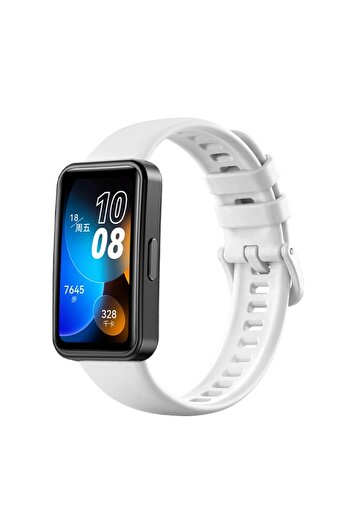 Fibaks Huawei Band 8 - 9 - 10 Compatible Colorful Buckle Silicone Smart Watch Band Strap Wristband