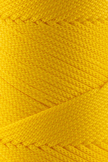 SENSY 2 Mm - 200 gr Polyester Macrame Thread Yellow 230 M Polyester Macrame Thread Suppla Rope And Bag Thread