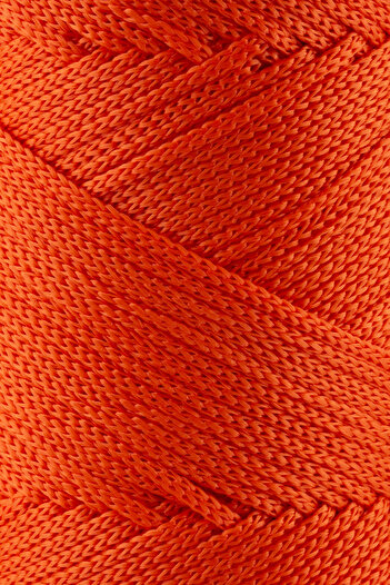 SENSY 2 Mm - 200 gr Polyester Macrame Thread Orange 230 M Polyester Macrame Thread Suppla Rope And Bag Thread
