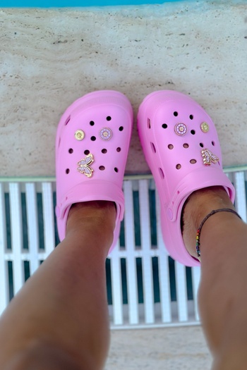 Shoebutik Zuzu Powder Leather Slippers