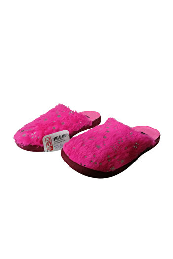 GEZER Women's Pink Plush Indoor Slippers