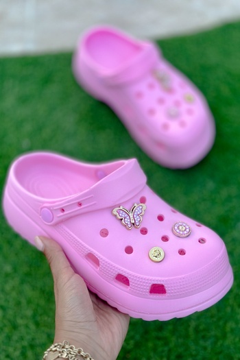 Shoebutik Zuzu Powder Leather Slippers