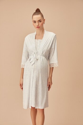 SUWEN Mina Long Dressing Gown