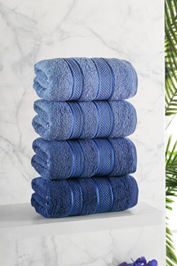 Mürdüm Home Harmony 100% Cotton Extra Soft Modern Towel Set