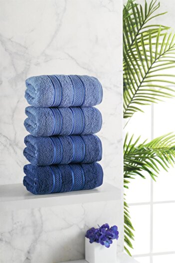 Mürdüm Home Harmony 100% Cotton Extra Soft Modern Towel Set