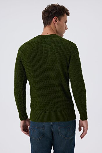 Lee Cooper Fonzo Men's Sweater Khaki
