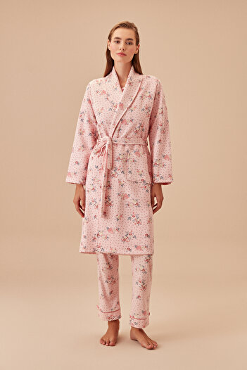 SUWEN Young Mother Long Dressing Gown