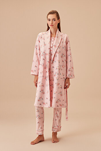 SUWEN Young Mother Long Dressing Gown