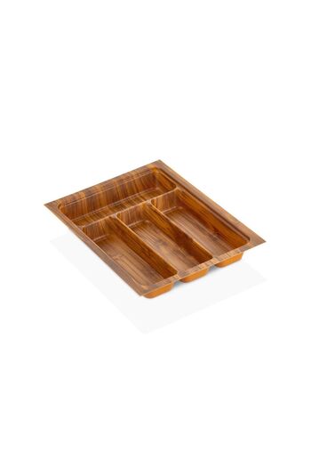 almital mobilya aksesuarları furniture accessories 26x36 Дървено цветно чекмедже за прибори за хранене с 4 отделения - Макс. 22,5x32,5 см