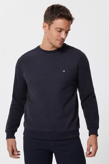 Lee Cooper Ανδρικό φούτερ Ethan με λαιμόκοψη καφέ-καραμέλα