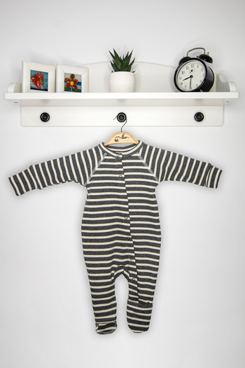 Newborn Fashion Club Long Sleeve Jumpsuit with Booties & No Booties