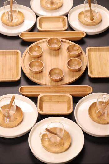 Bambum Atbyhome Kira 37 Piece Ceramic Breakfast Set - Luxury breakfast presentation set