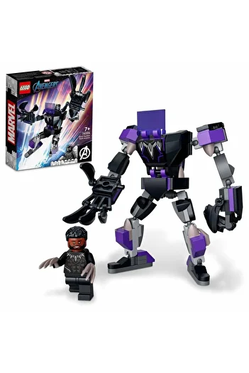 LEGO Marvel Black Panther Robot Armor 76204 - مجموعة ألعاب إبداعية (124 قطعة)